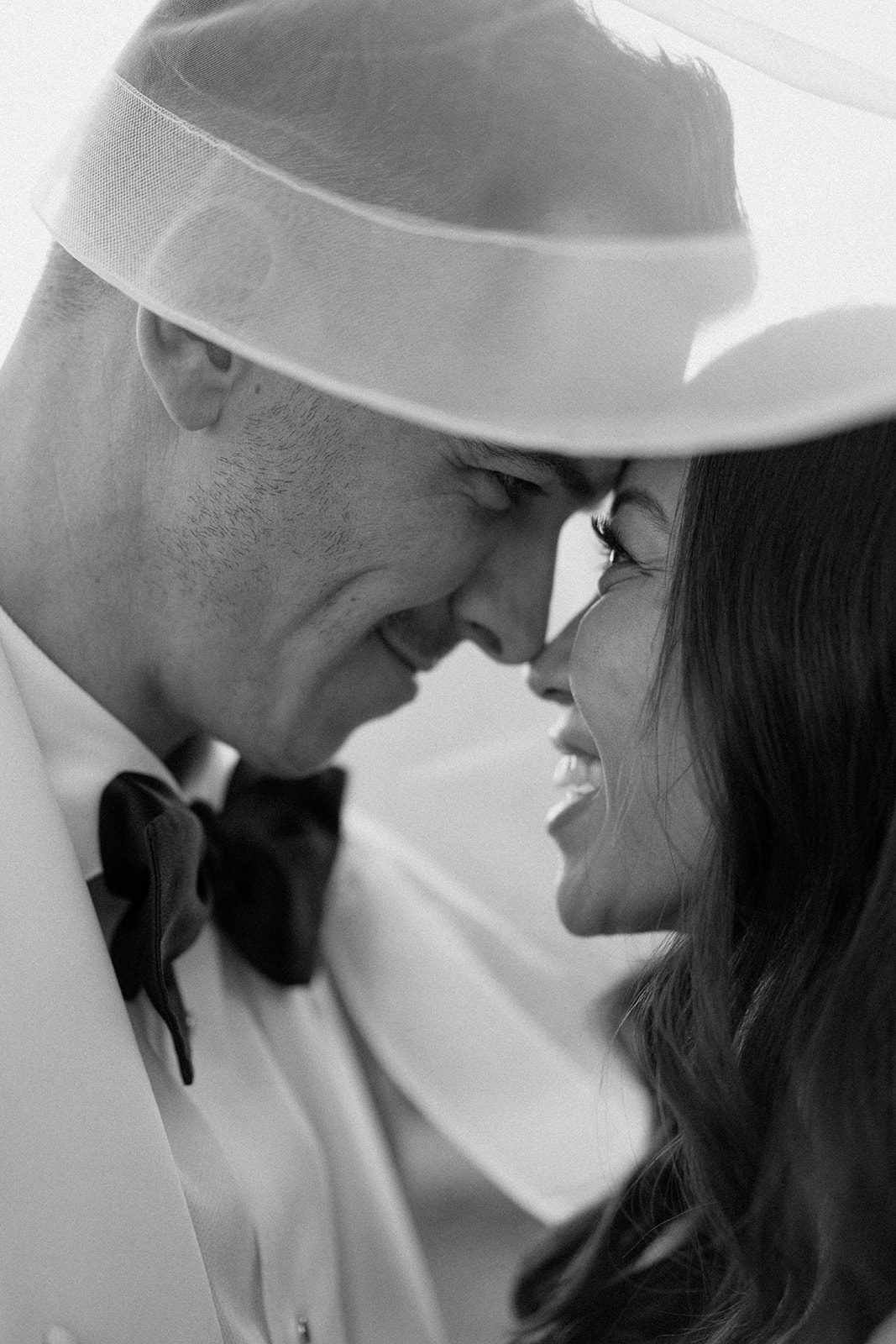 Close up with bride and groom during wedding at Chateau Noland in San Luis Obispo California - Cobblestone