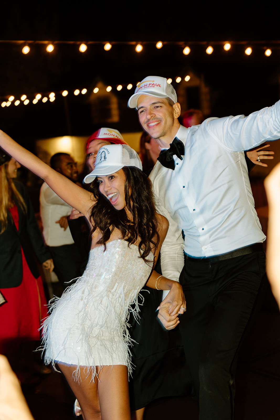 Bride and groom dancing at wedding at Chateau Noland San Luis Obispo California - Cobblestone