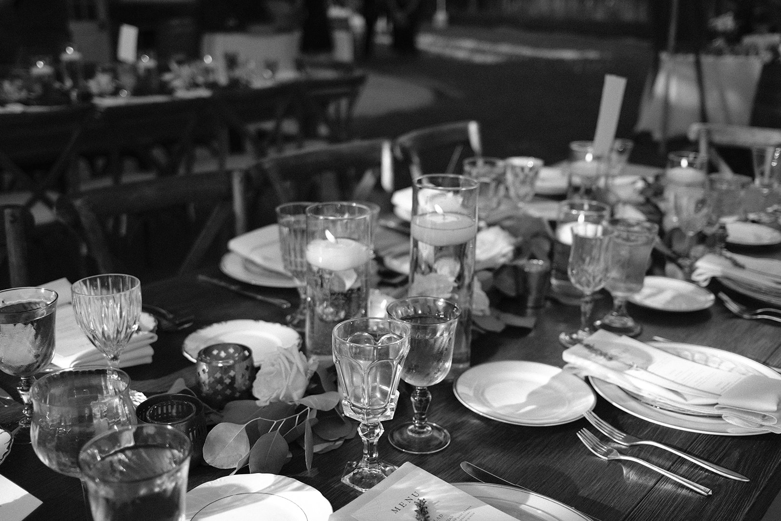 table details at wedding at 1880 Union Hotel in Los Alamos, Ca photography by Cobblestone