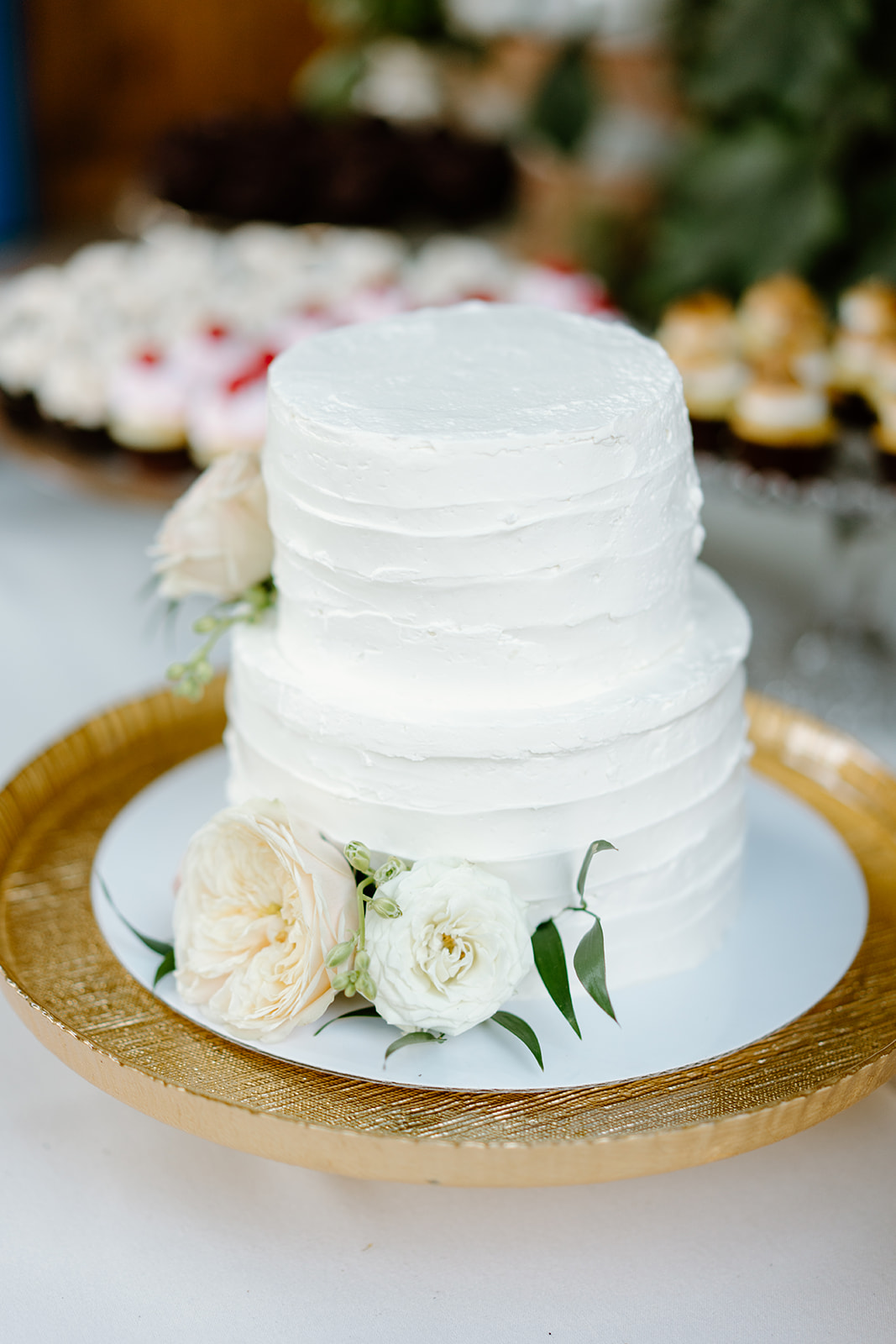 dessert table with wedding cake at 1880 Union Hotel in Los Alamos, Ca photography by Cobblestone