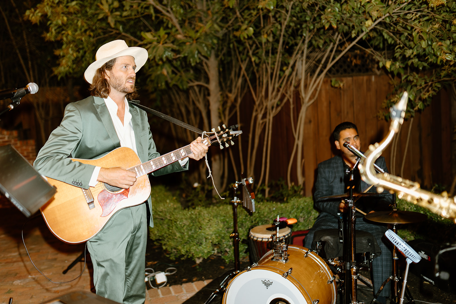 live band performs at 1880 Union Hotel in Los Alamos, Ca photography by Cobblestone