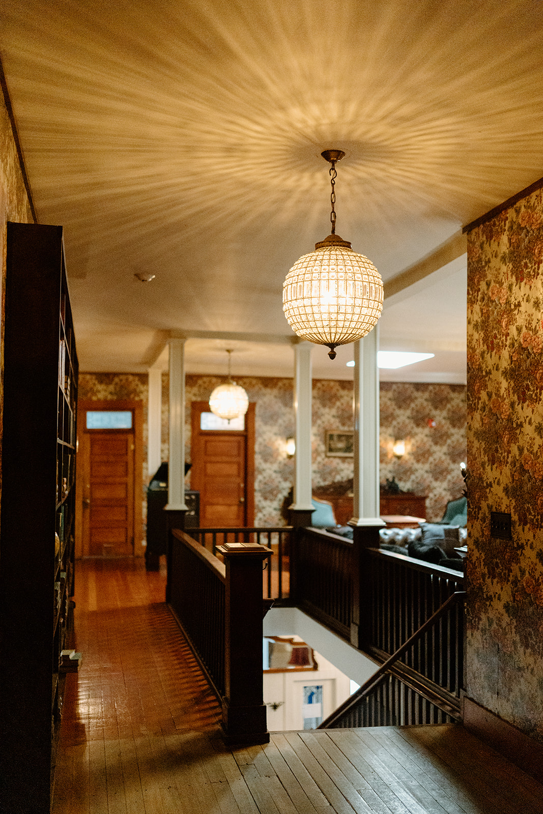 lobby details at wedding at 1880 Union Hotel in Los Alamos, Ca photography by Cobblestone
