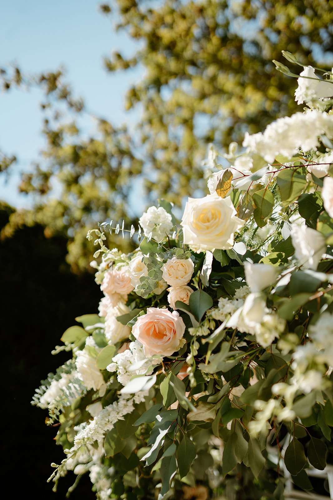 wedding arch at 1880 Union Hotel in Los Alamos, Ca photography by Cobblestone