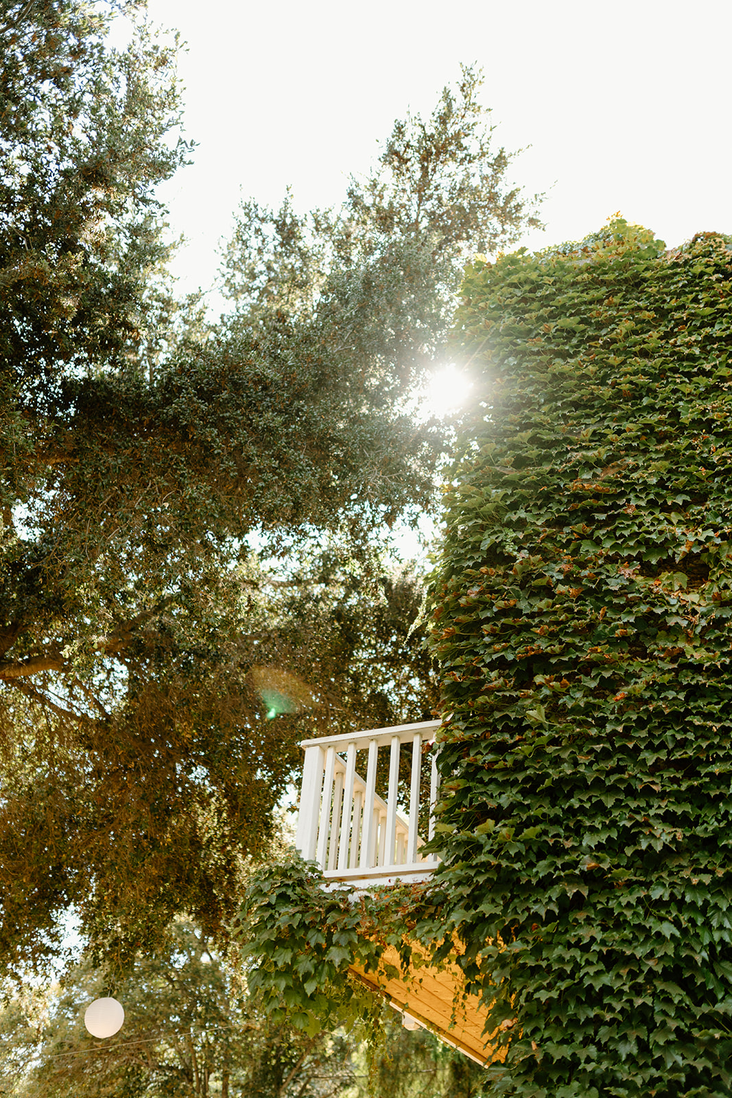 balcony at wedding at 1880 Union Hotel in Los Alamos, Ca photography by Cobblestone