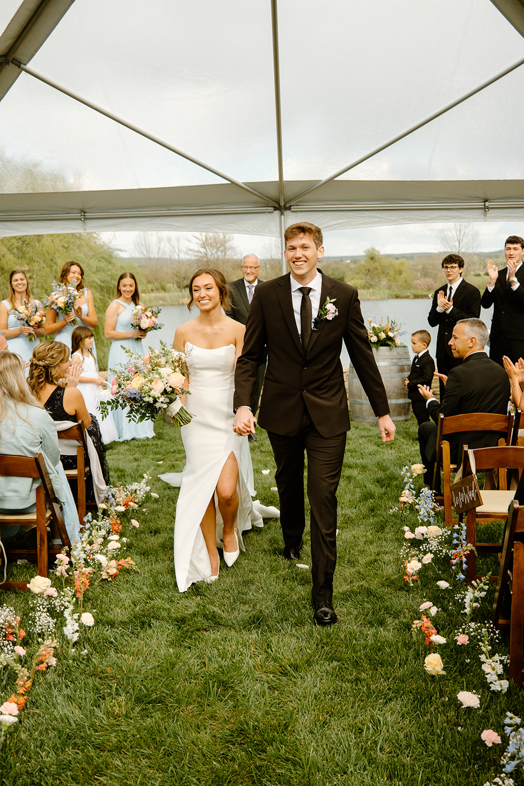 bride and groom during ceremony San Luis Obispo CA, photography by Cobblestone