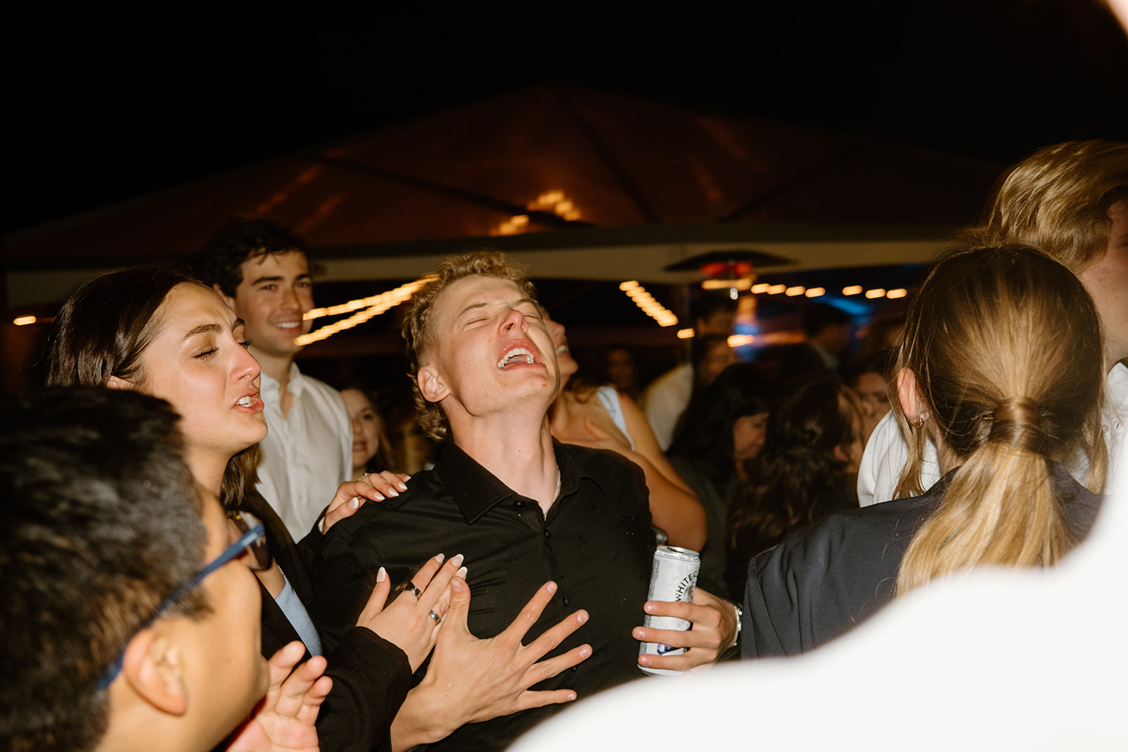 reception dancing at wedding in San Luis Obispo CA, photography by Cobblestone