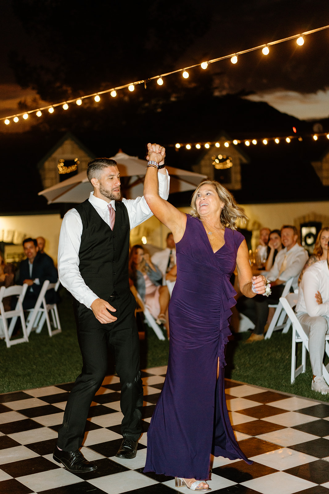 mother son dance at wedding in San Luis Obispo CA, photography by Cobblestone