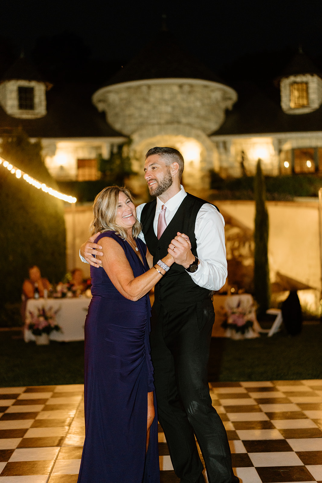 mother son dance at wedding in San Luis Obispo CA, photography by Cobblestone
