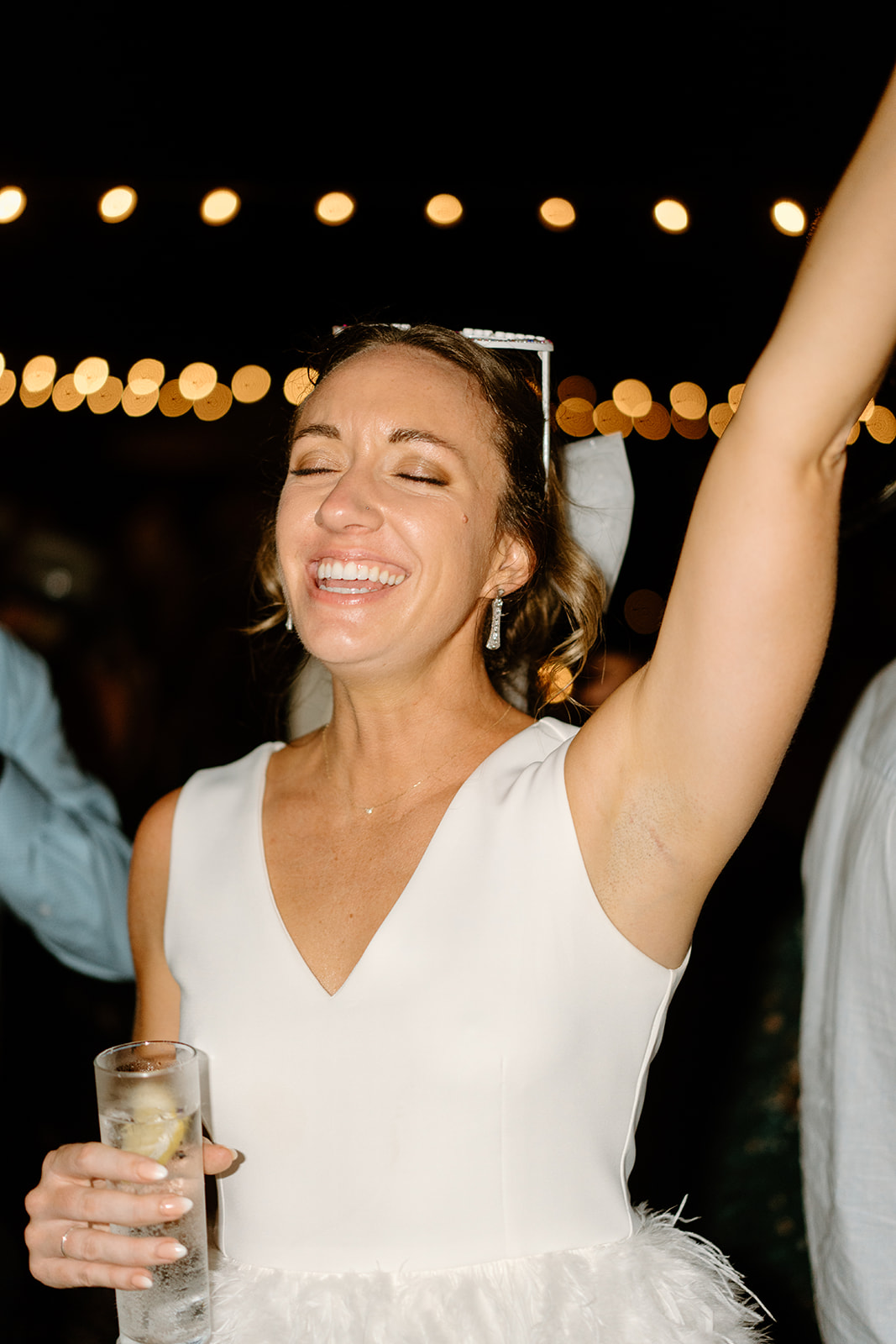 bride dancing at wedding in San Luis Obispo CA, photography by Cobblestone