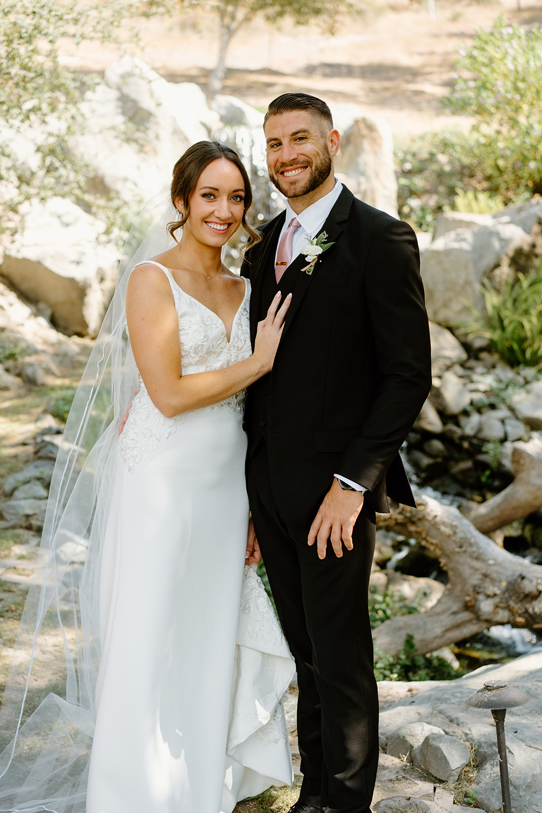 first look at wedding in San Luis Obispo CA, photography by Cobblestone