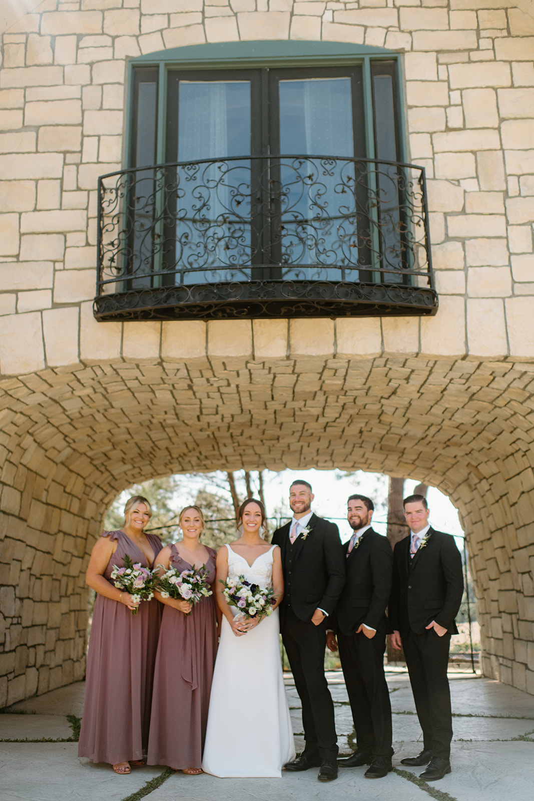 bridal party at wedding in San Luis Obispo CA, photography by Cobblestone