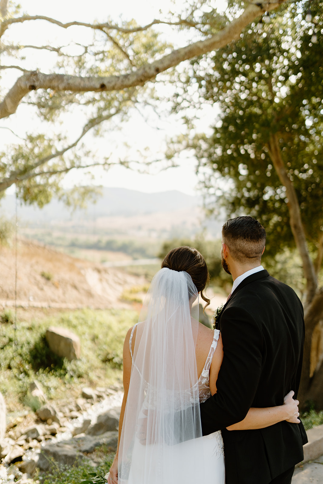 bride and groom photos after wedding in San Luis Obispo CA, photography by Cobblestone